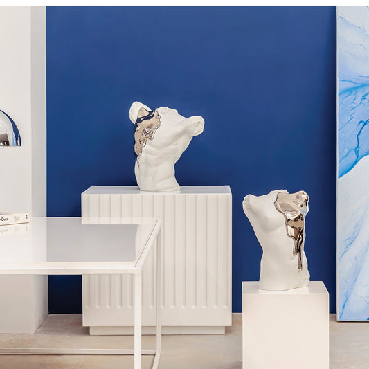 Eternal Fluidity A Visual Representation of an Ancient Philosophy - 01009730 Lladro Eternal Fluidity - Male Sculpture + 01009731 Lladro Eternal Fluidity - Female Sculpture - Lifestyle