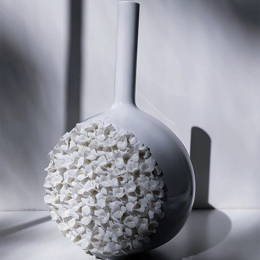From Functional to Decorative How Did Vases Transition Into Sculpture - 01007077 Lladro Canvas Vase Flowers Tapestry Vase - Window