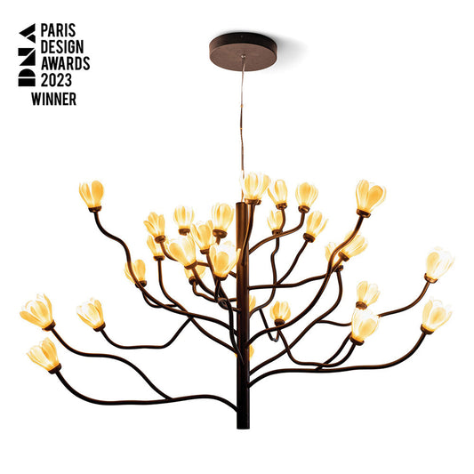 Mokuren Chandelier - DNA Paris Design Awards 2023 - 01024258 Lladro Mokuren Chandelier - DNA Paris Awards 2023 - Winner - Product Design - Furniture and Lighting