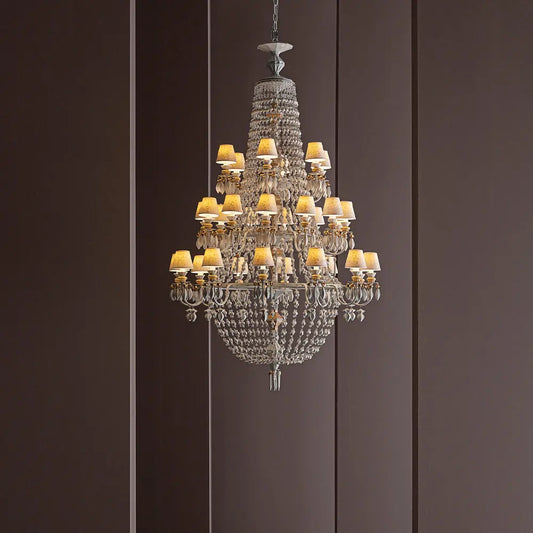 Romantic Grandeur: Lladró's Winter Palace Chandeliers by FormFluent 