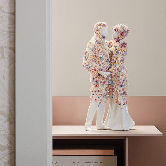 Simple But Significant Designs Designer Duo Clare Page and Harry Richardson's Take On Lladro Porcelain - 01007233 Lladro Love III Couple Figurine by Committee Team - Lifestyle