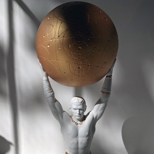 The Titan Atlas A Man with The Weight of The World - 01009492 lladro Atlas Sculpture