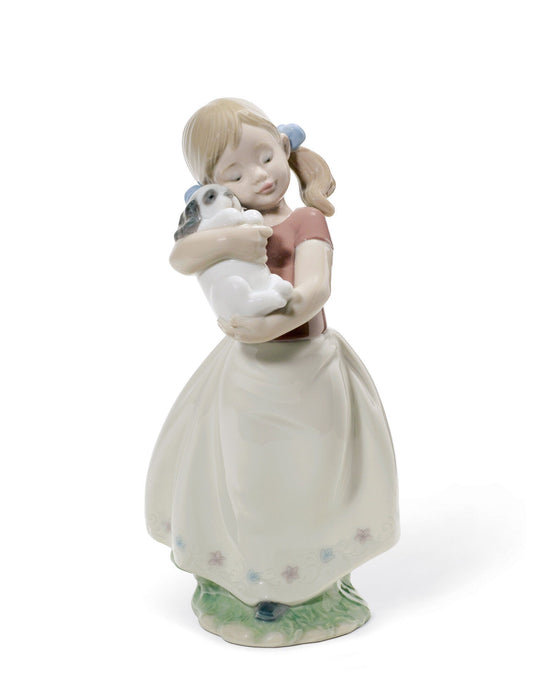 Lladró My Sweet Little Puppy Girl Figurine