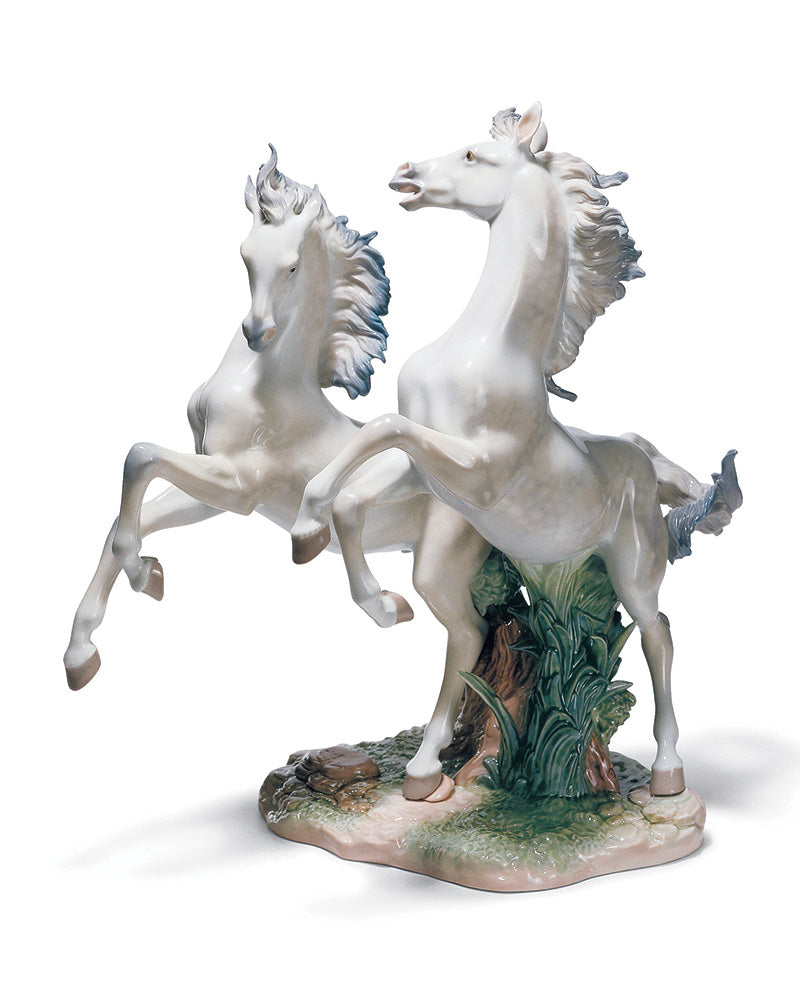 Lladró Free as The Wind Horses Sculpture Limited Edition   FormFluent
