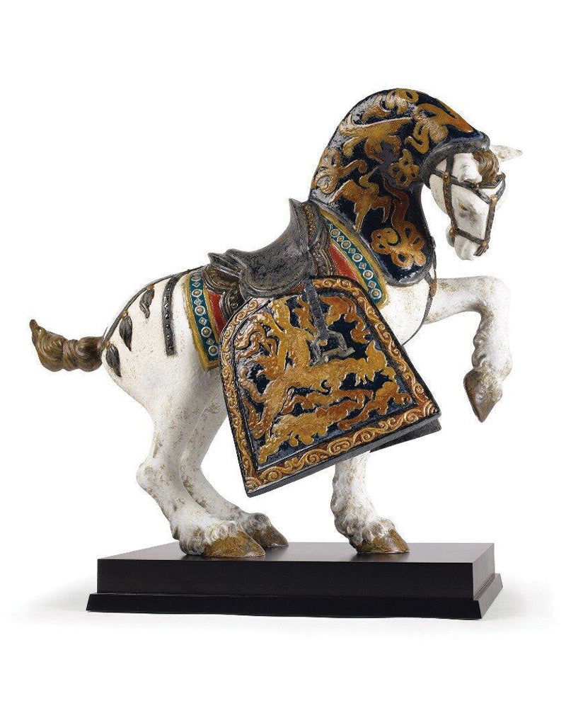 Lladró Oriental Horse Sculpture Limited Edition   FormFluent