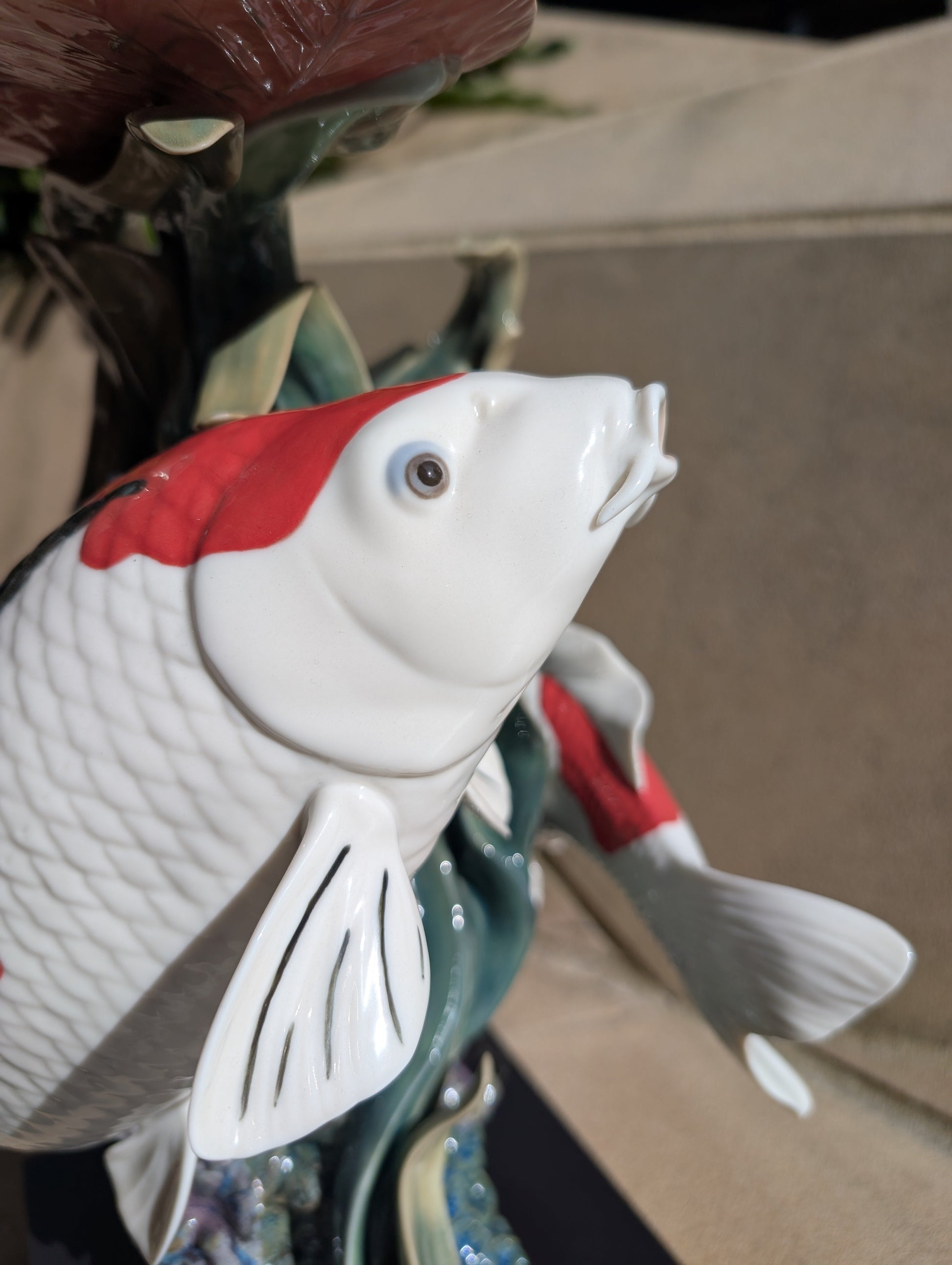 Lladró Koi Fish Sculpture Limited Edition  - FormFluent Sydney Australia