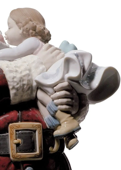  Lladró Santa I've Been Good! Figurine Limited Edition Sculpture by Lladró at  FormFluent