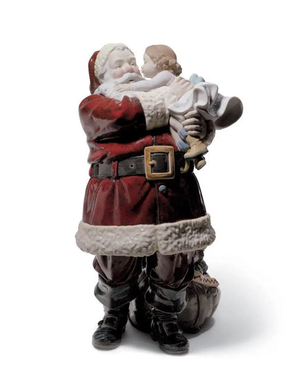  Lladró Santa I've Been Good! Figurine Limited Edition Sculpture by Lladró at  FormFluent