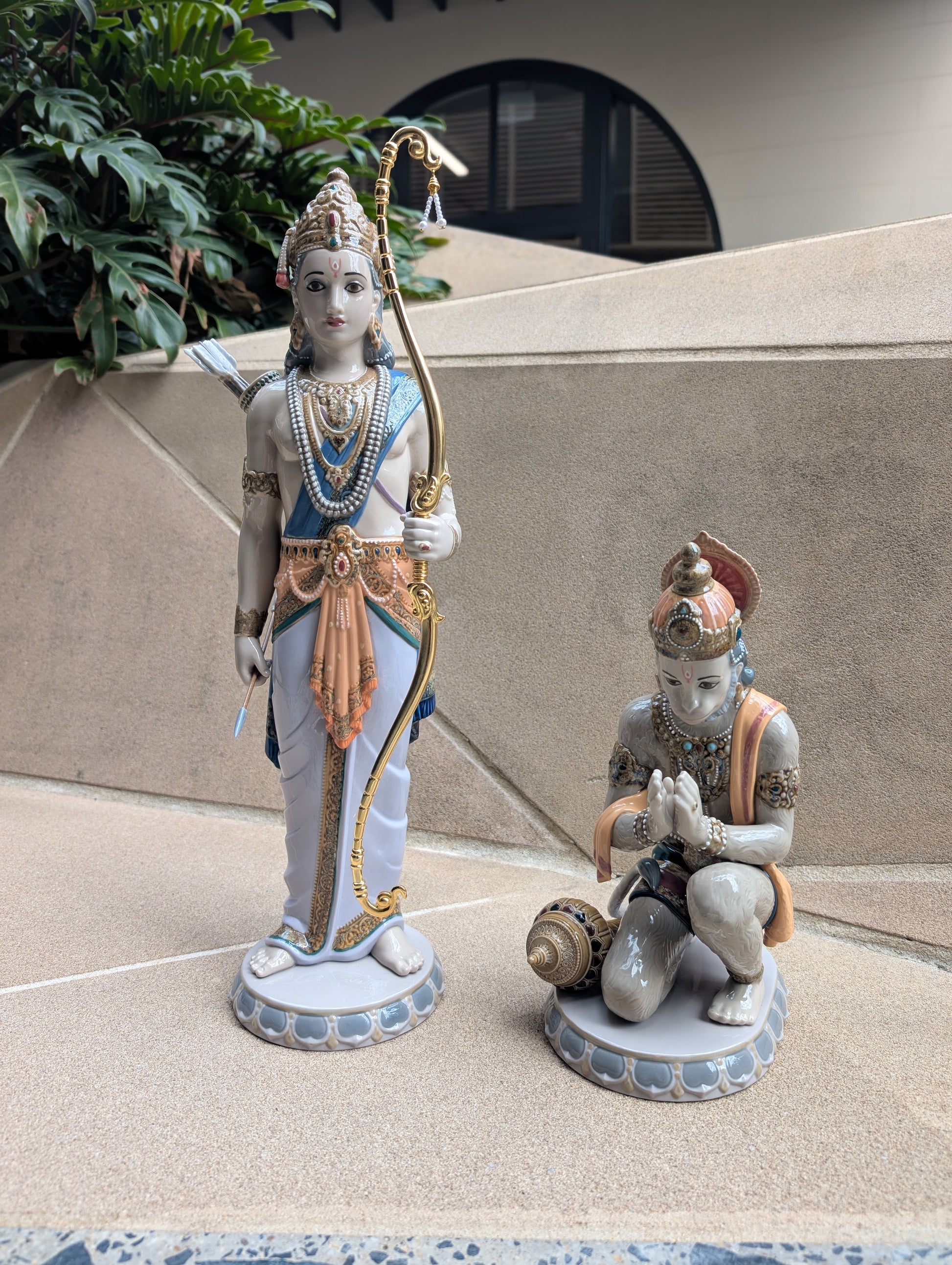 Buy Authentic Lladró Lladró Lakshman and Hanuman Sculpture Limited Edition  - FormFluent Sydney Australia