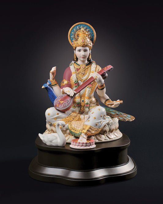 Lladró Saraswati Sculpture. Limited Edition   FormFluent