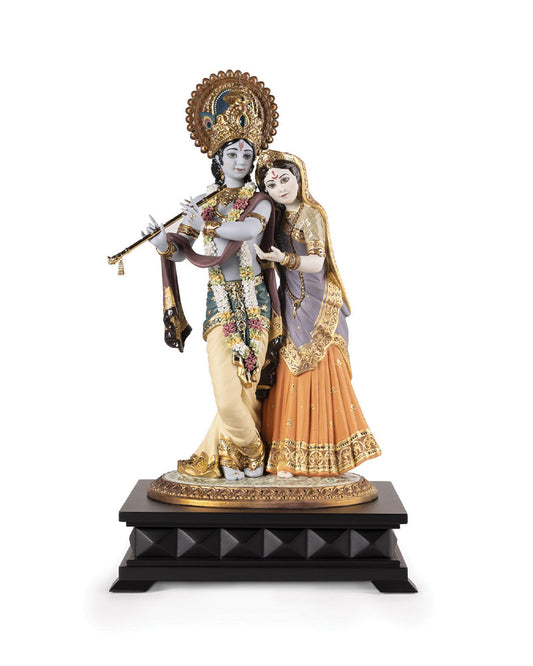 Lladró Radha Krishna Sculpture. Limited edition   FormFluent