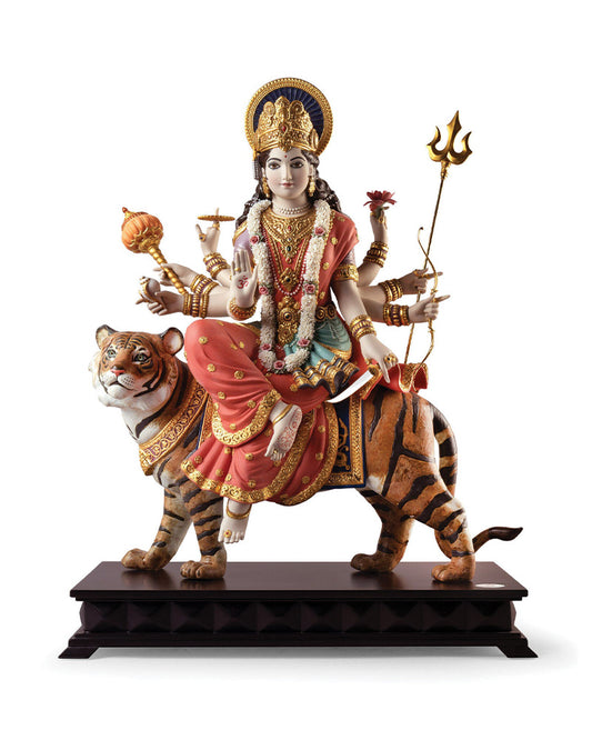 Lladró Goddess Durga Sculpture. Limited Edition   FormFluent