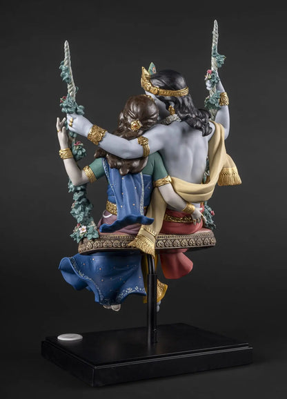  Lladró Radha Krishna on a Swing Limited Edition Sculpture by Lladró at  FormFluent