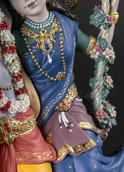  Lladró Radha Krishna on a Swing Limited Edition Sculpture by Lladró at  FormFluent