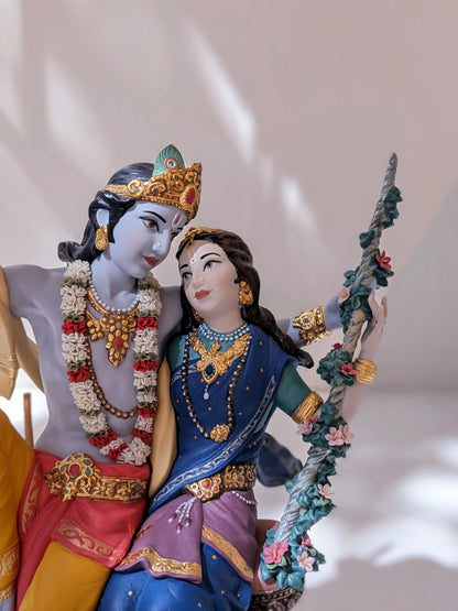  Lladró Radha Krishna on a Swing Limited Edition Sculpture by Lladró at  FormFluent