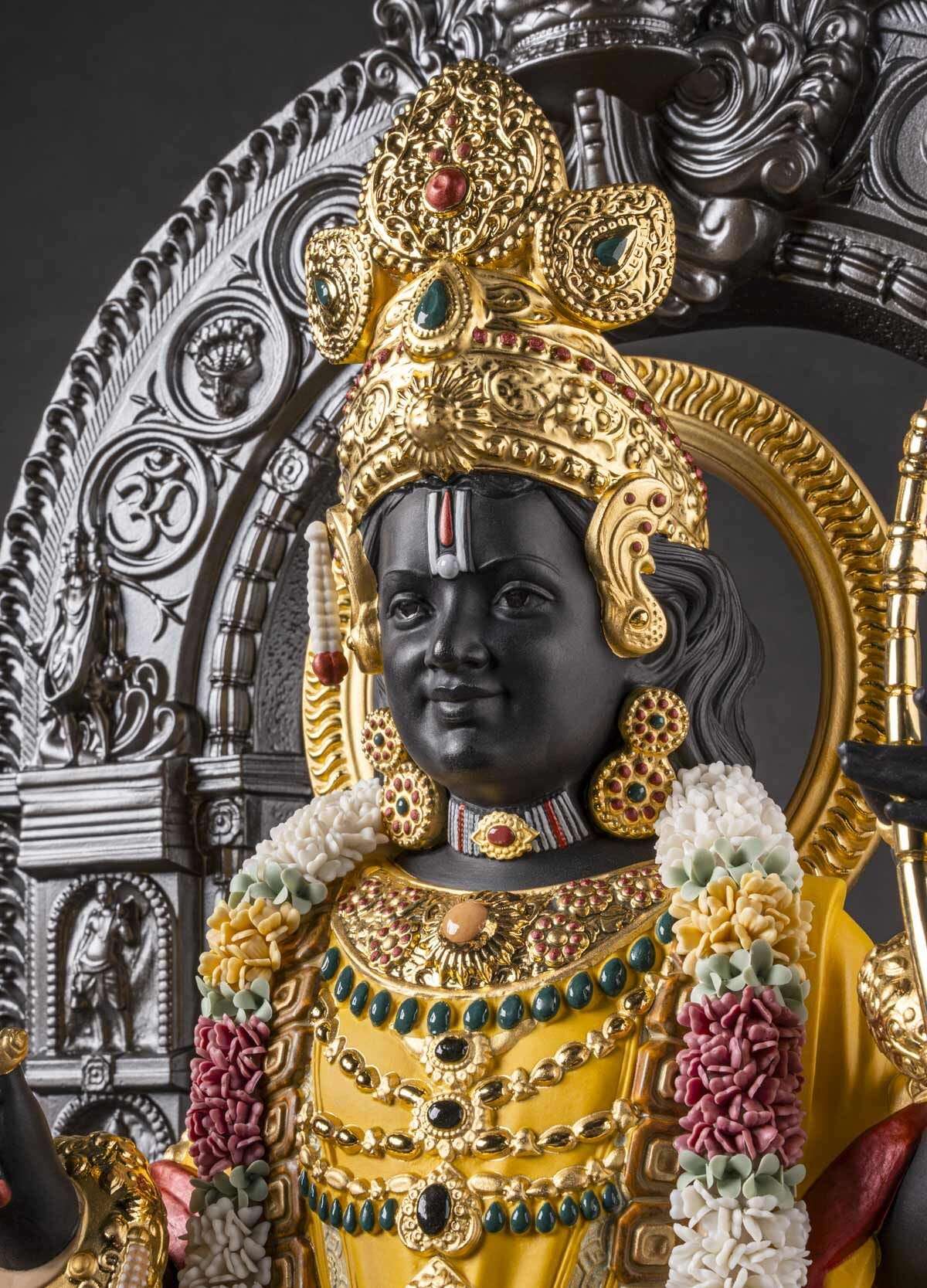  Lladró Lord Ram Lalla by Dr. Arun Yogiraj Sculpture. Limited Edition Lighting by Lladró at  FormFluent
