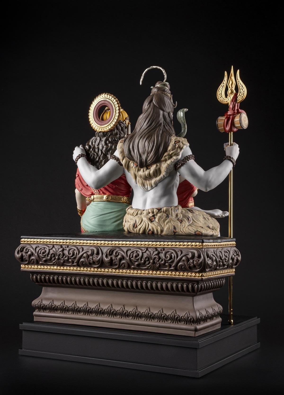Lladró Shiv Parivar Sculpture (Shiva Parvati Ganesha Kartikeya) Limited Edition