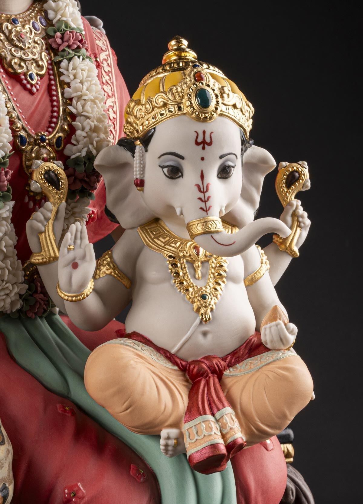 Lladró Shiv Parivar Sculpture (Shiva Parvati Ganesha Kartikeya) Limited Edition
