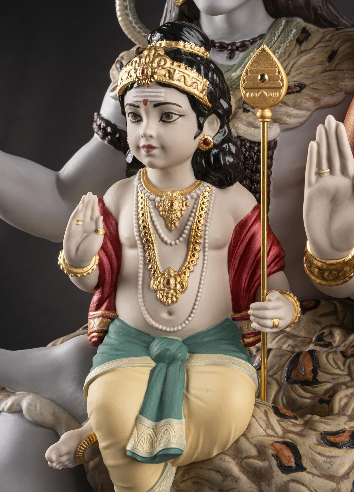 Lladró Shiv Parivar Sculpture (Shiva Parvati Ganesha Kartikeya) Limited Edition