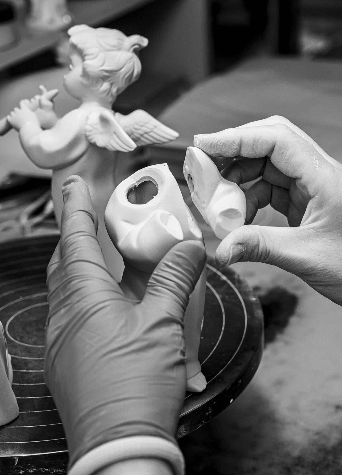  Lladró Angel with Flute Figurine Sculpture by Lladró at  FormFluent