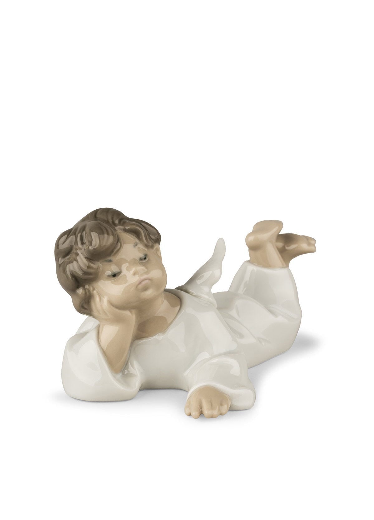 Buy Authentic Lladró Lladró Angel Laying Down Figurine Sculpture - FormFluent Sydney Australia