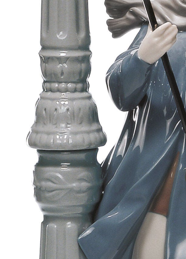 Lladró Lamplighter Man Figurine