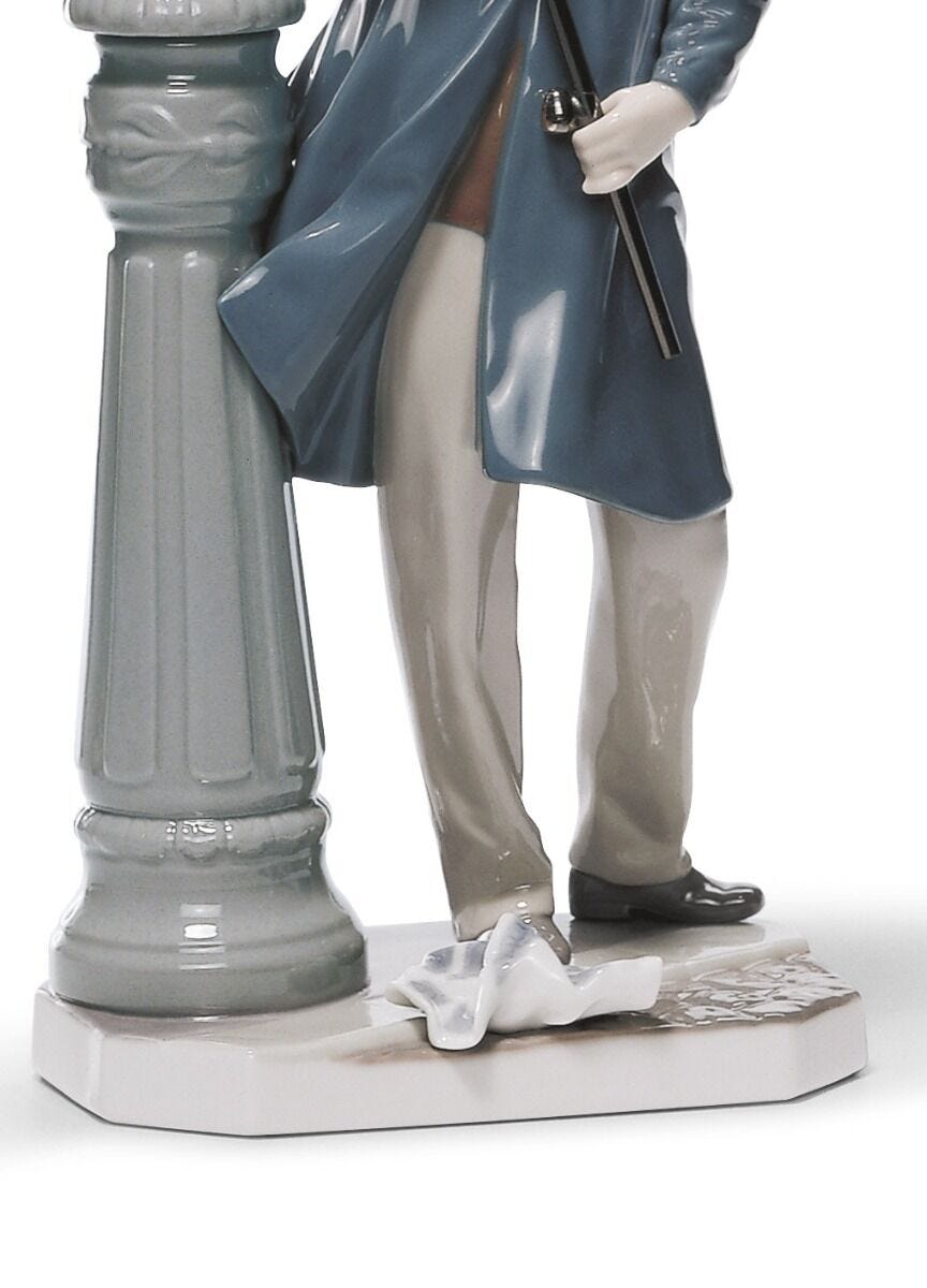 Lladró Lamplighter Man Figurine