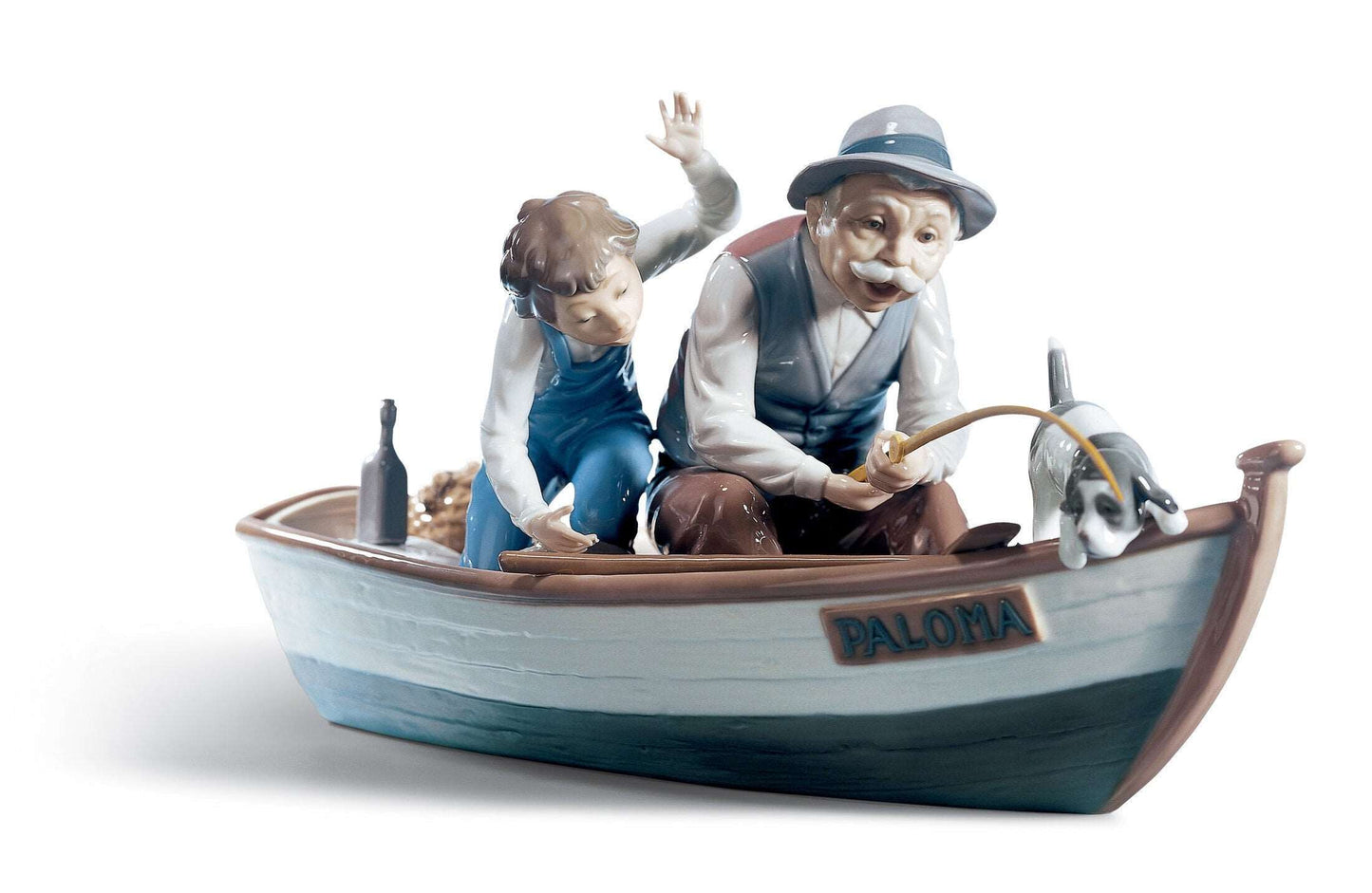 Fishing with Gramps Figurine