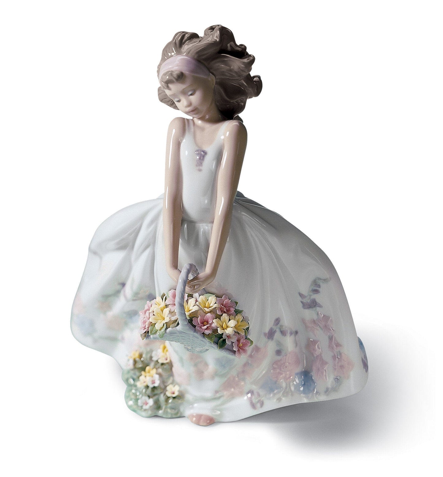 Lladró Wild Flowers Girl Figurine