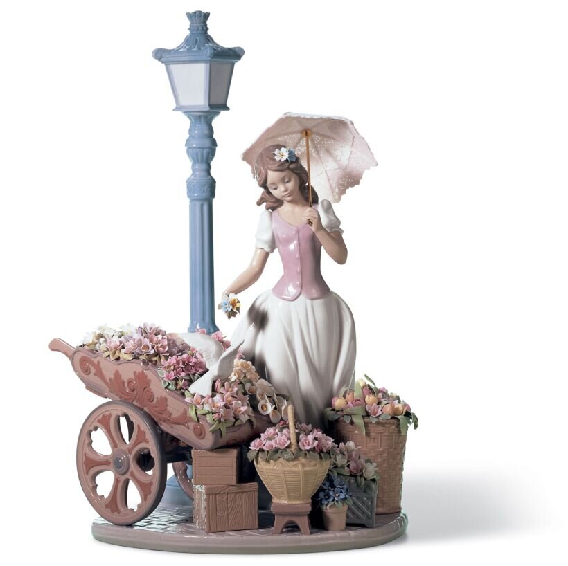 Flowers of The Season Woman Sculpture - Lladro-Canada