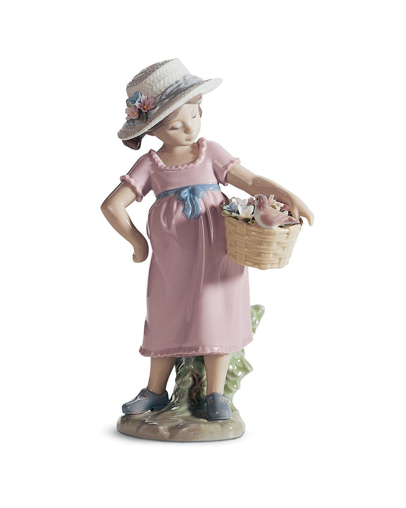 Buy Authentic Lladró Lladró You're so Cute! Girl Figurine Sculpture - FormFluent Sydney Australia