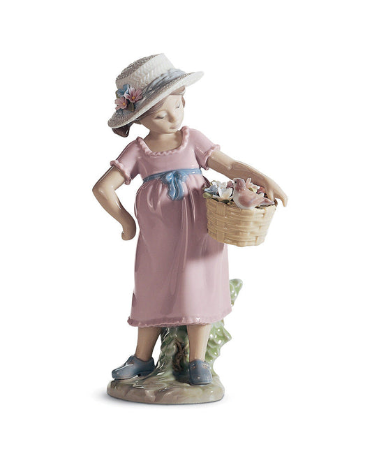 Buy Authentic Lladró Lladró You're so Cute! Girl Figurine Sculpture - FormFluent Sydney Australia