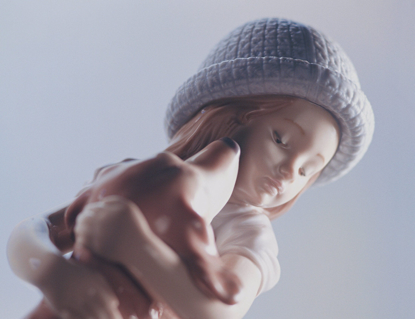 Buy Authentic Lladró Lladró A Warm Welcome Dog and Girl Figurine Sculpture - FormFluent Sydney Australia