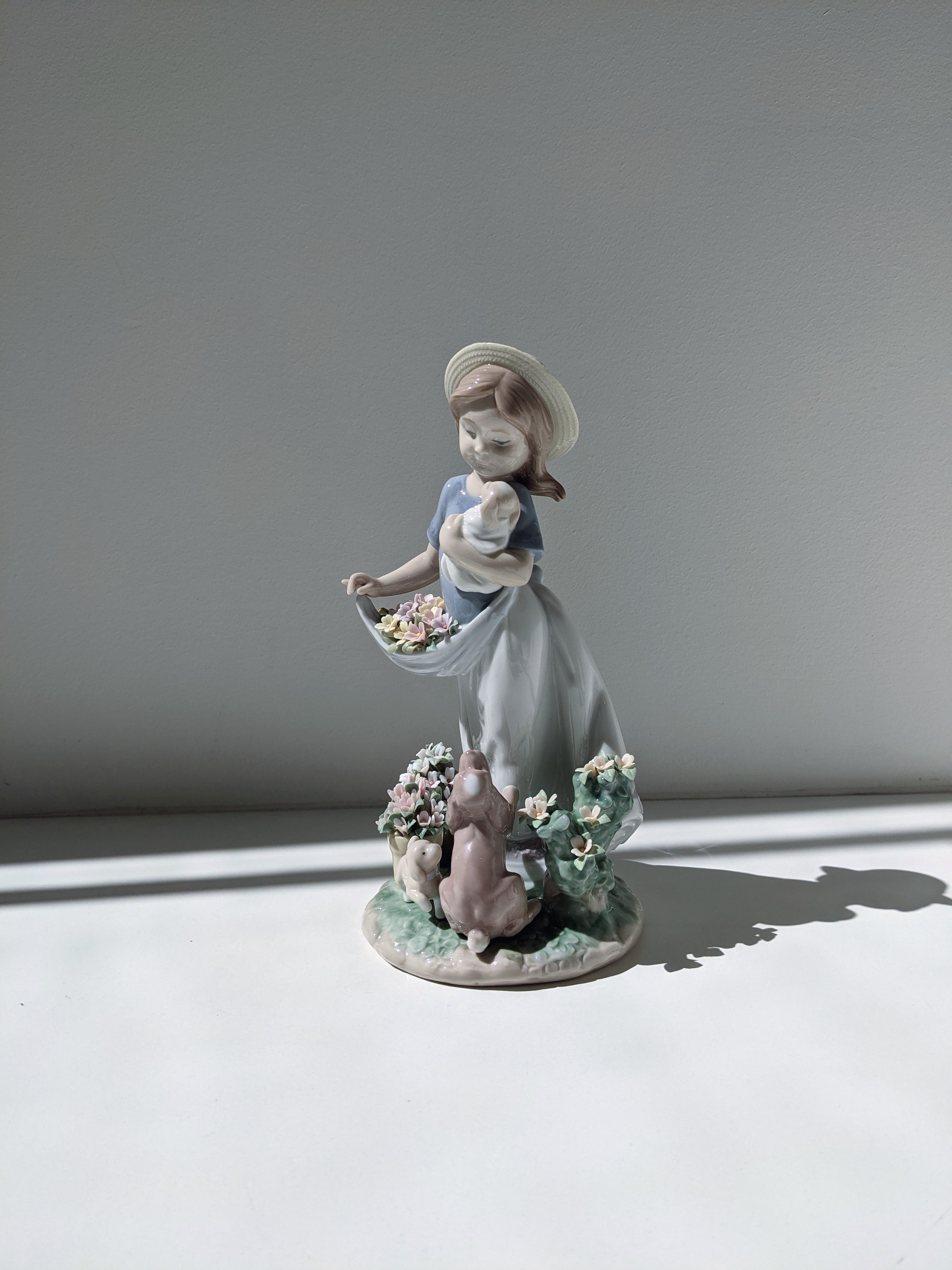 A Romp in the Garden Girl Sculpture – FormFluent