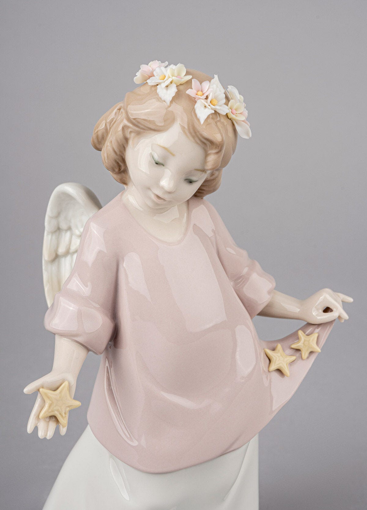 Buy Authentic Lladró Lladró Heavenly Stars Angel Figurine Sculpture - FormFluent Sydney Australia