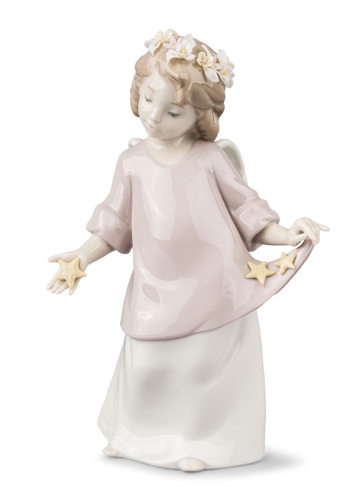 Buy Authentic Lladró Lladró Heavenly Stars Angel Figurine Sculpture - FormFluent Sydney Australia
