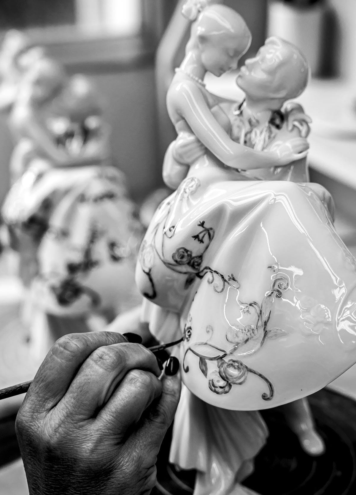 Lladró The Happiest Day Couple Figurine - Silver Lustre