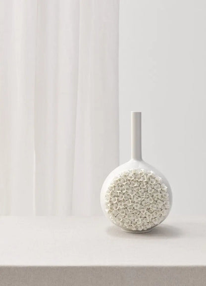  Lladró White Canvas Vase Flowers Tapestry by Bodo Sperlein Vase by Lladró at  FormFluent