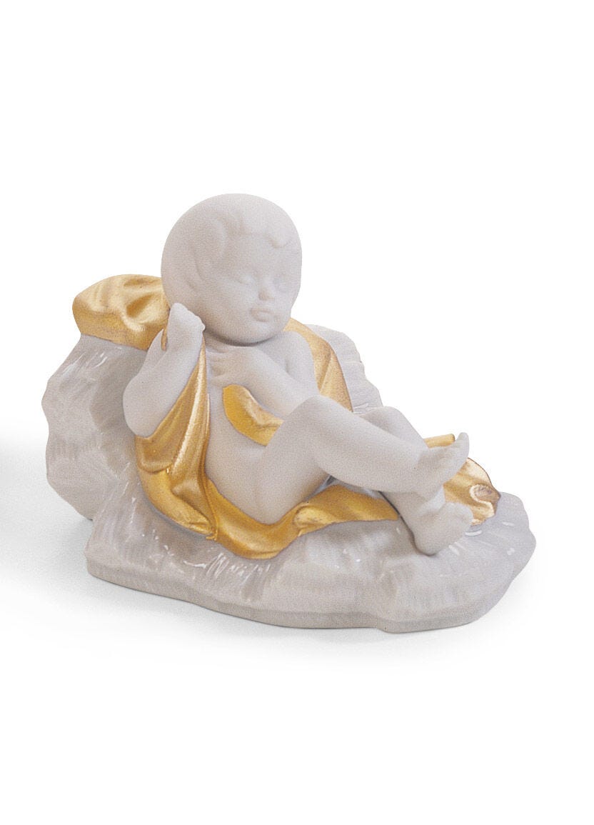 Lladró Silent Night Nativity Set - Gold Lustre - FormFluent