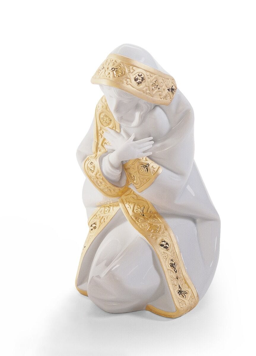 Lladró Silent Night Nativity Set - Gold Lustre - FormFluent