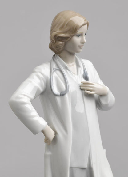  Lladró Female Doctor Woman Figurine Sculpture by Lladró at  FormFluent