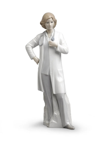  Lladró Female Doctor Woman Figurine Sculpture by Lladró at  FormFluent
