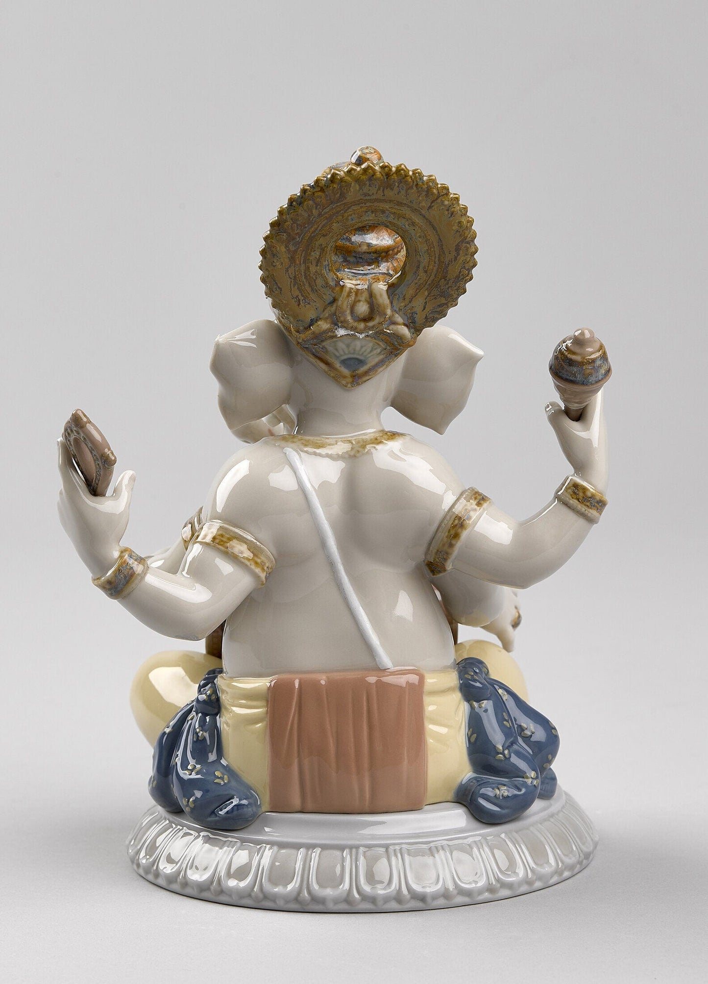 Lladró Mridangam Ganesha Figurine   FormFluent