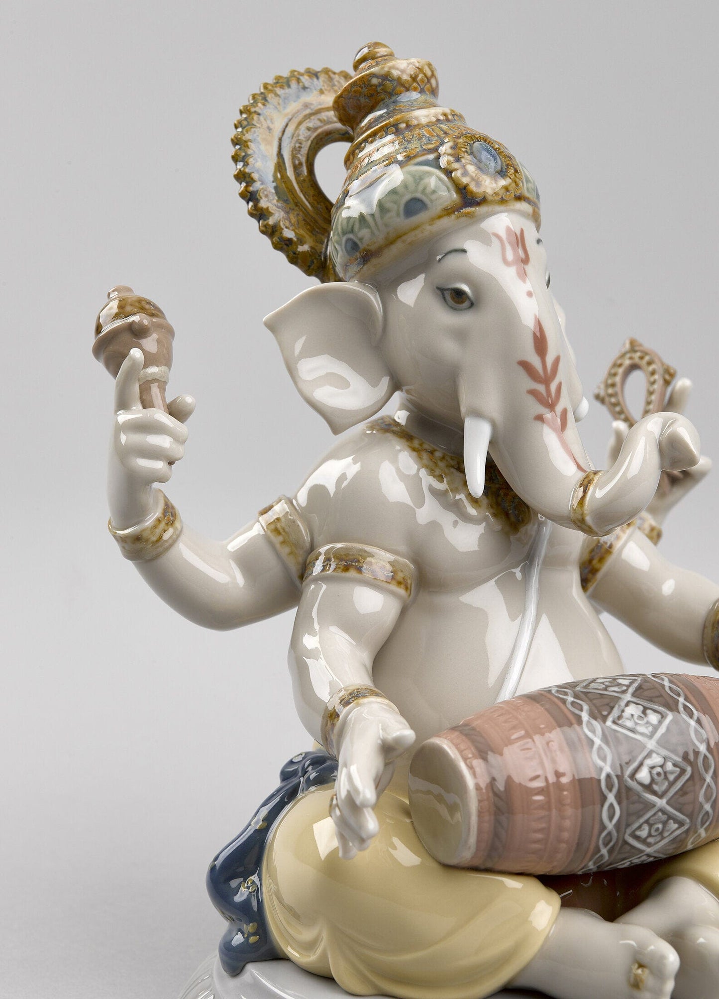 Mridangam Ganesha Figurine