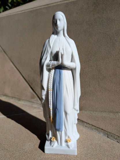  Lladró Our Lady of Lourdes Virgin Mary Figurine Sculpture by Lladró at  FormFluent