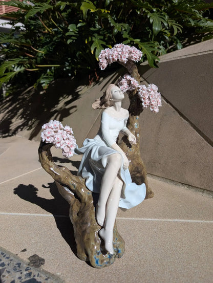  Lladró Sweet Scent of Blossoms Limited Edition Woman Figurine Sculpture by Lladró at  FormFluent