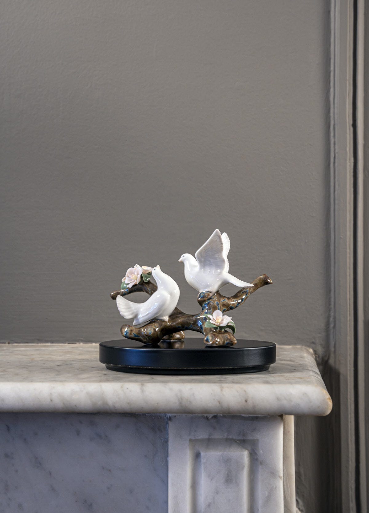  Lladró Doves on A Cherry Tree Figurine Sculpture by Lladró at  FormFluent