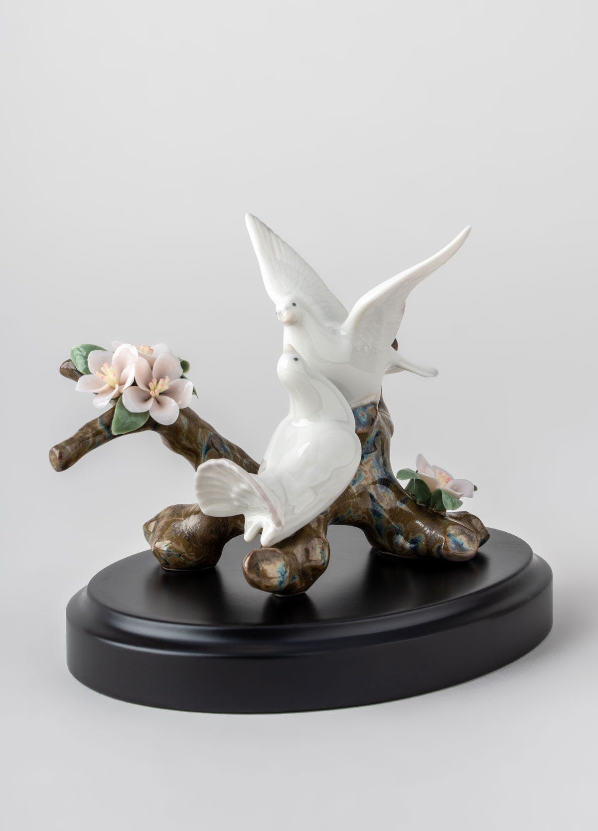  Lladró Doves on A Cherry Tree Figurine Sculpture by Lladró at  FormFluent