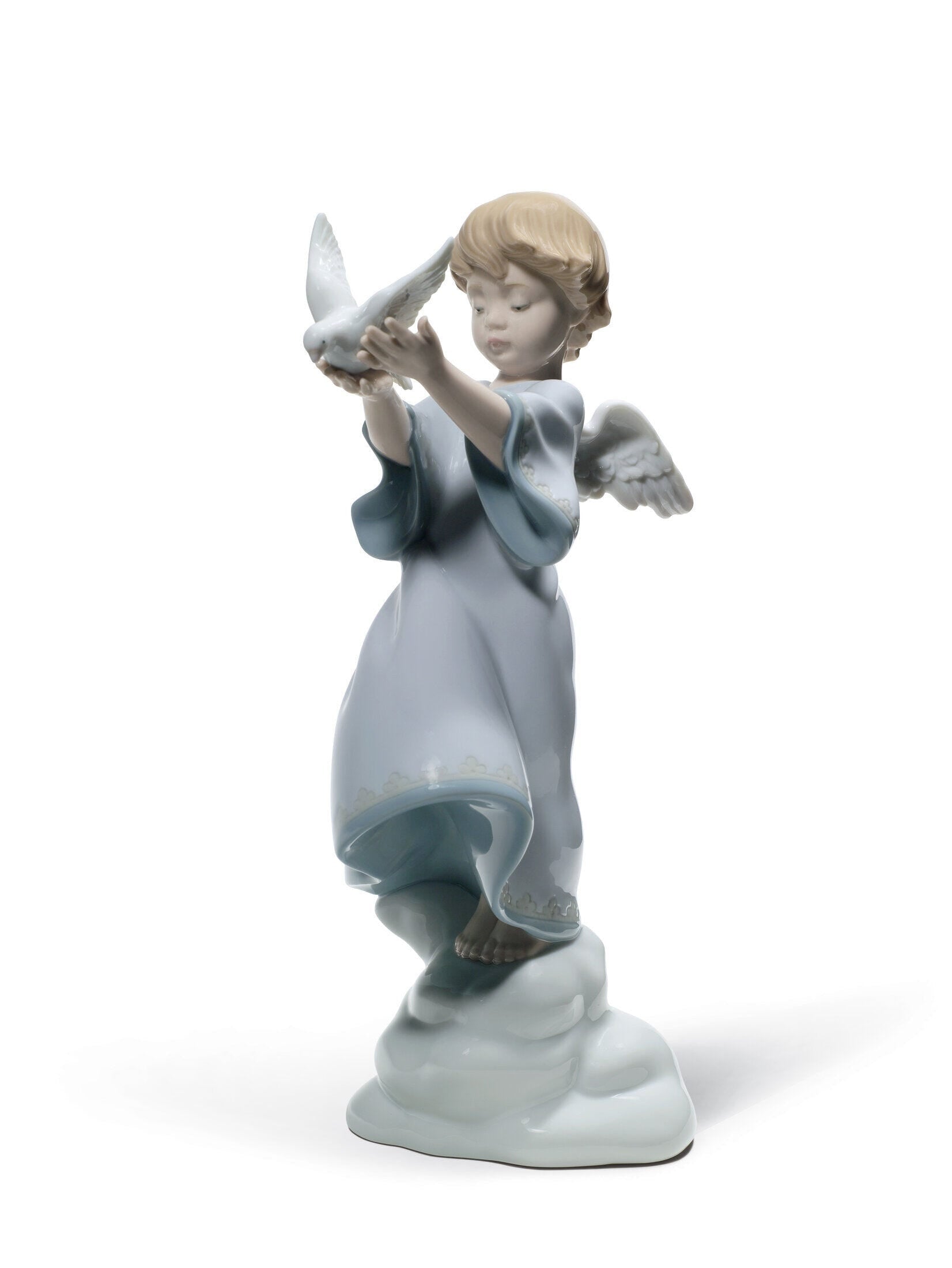 Buy Authentic Lladró Lladró Peace on Earth Angel Figurine Sculpture - FormFluent Sydney Australia