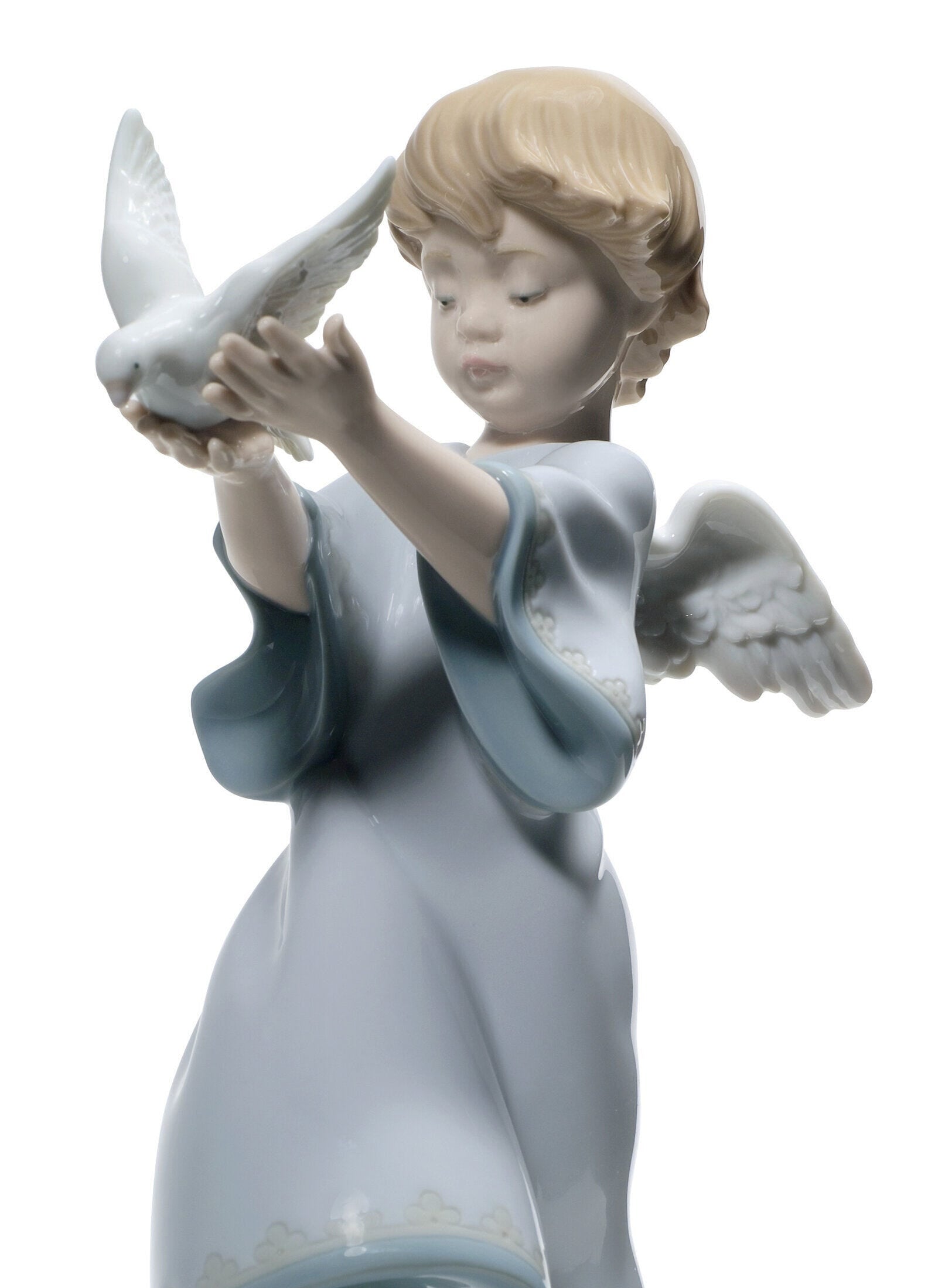 Buy Authentic Lladró Lladró Peace on Earth Angel Figurine Sculpture - FormFluent Sydney Australia